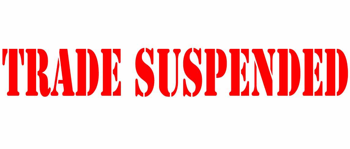trade suspended logo mm